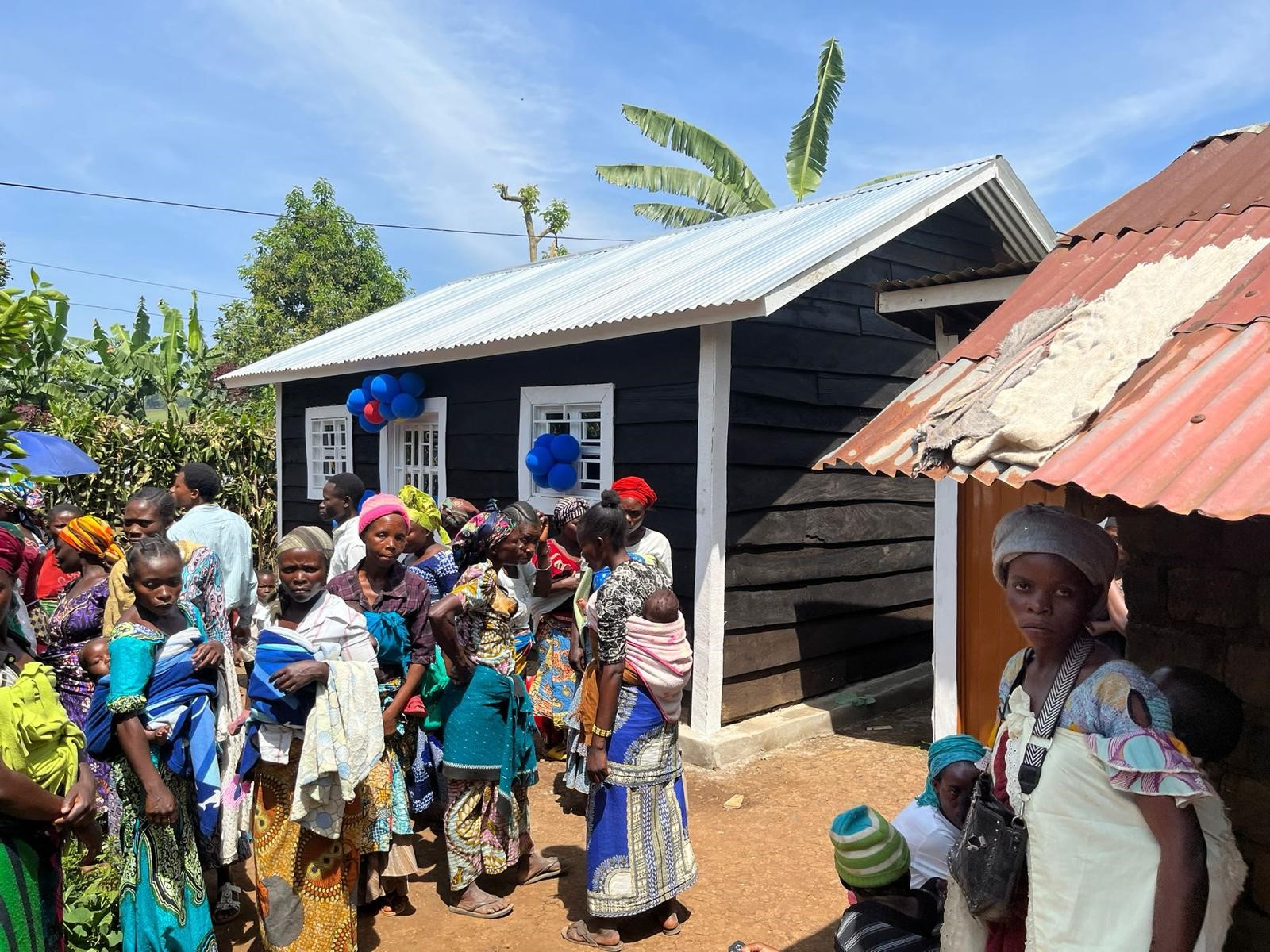 bénéficiaires maison inauguration Panzi